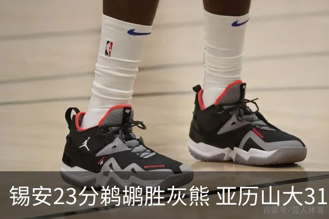 锡安23分鹈鹕胜灰熊 亚历山大31+10雷霆屠公牛